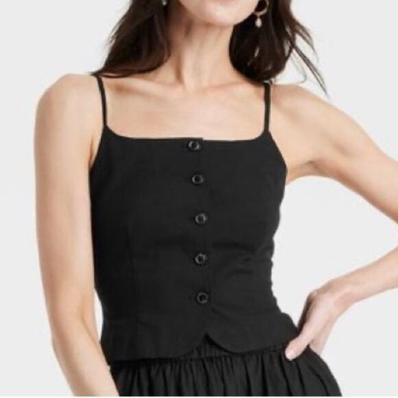 Target Button Up Tank - Picture 1 of 2